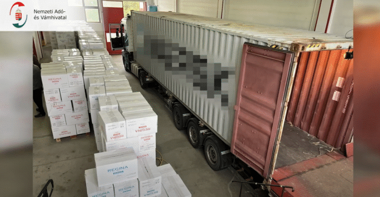 Gigantikus fogás: 1,5 milliárd forint értékű csempészcigarettát foglalt le a NAV 8 csempészcigaretta