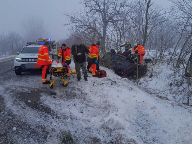 Baleset Törtel közelében