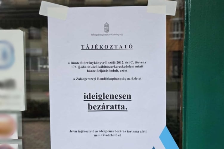 Ideiglenesen zárva a zalaegerszegi presszó