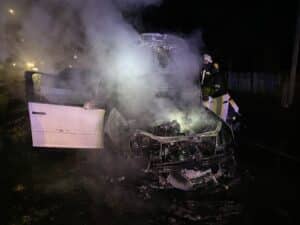 Autó égett Sármelléken