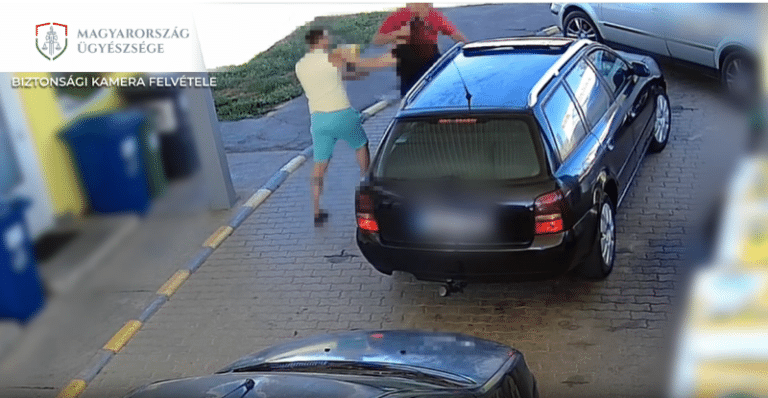 autó rongálása a benzinkúton