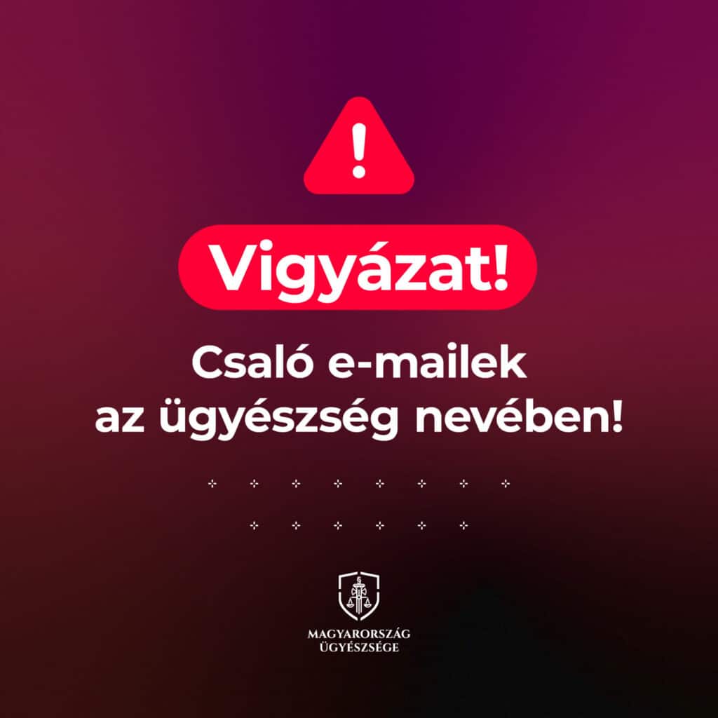 Adathalászok élnek vissza az ügyészség nevével