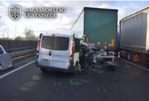a baleset helyszínén készült fotó