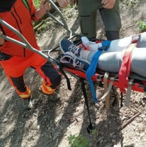 Mentőakció a Szent Mihály-hegyen