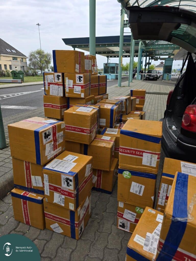 14000 Elf Bar a kocsiban