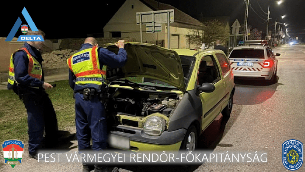 Marihuánaszag buktatta le a sofőrt Kiskunlacházán