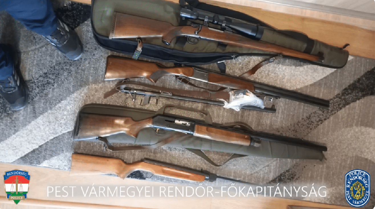 lefoglalt vadászfegyverek