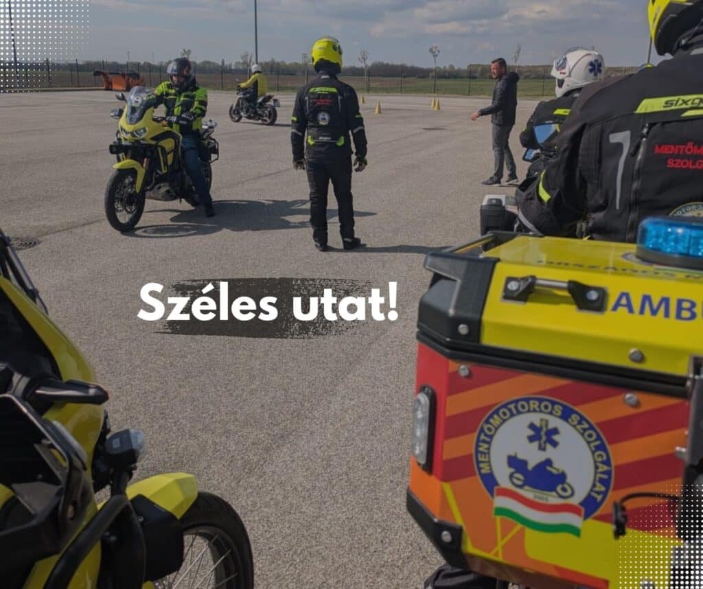 Nyeregbe pattantak az életmentők: Elindult a mentőmotoros szezon