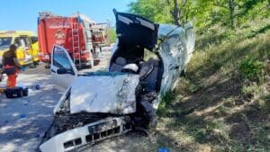 Kamion és egy személygépkocsi ütközött össze Taksony közelében