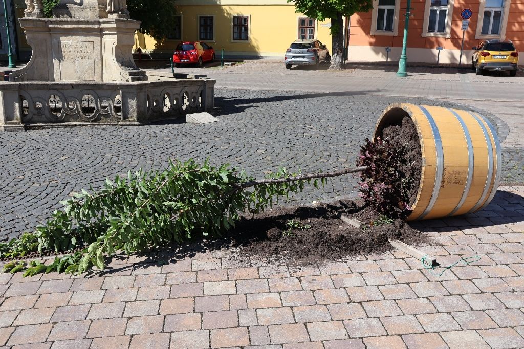 Részeg fiatalok randalíroztak Szekszárd belvárosában