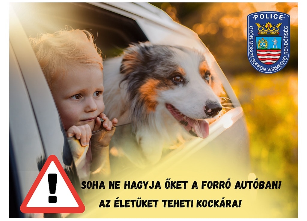 Hőségben életveszélyes lehet a zárt autó: gyereket és állatot se hagyjunk bent