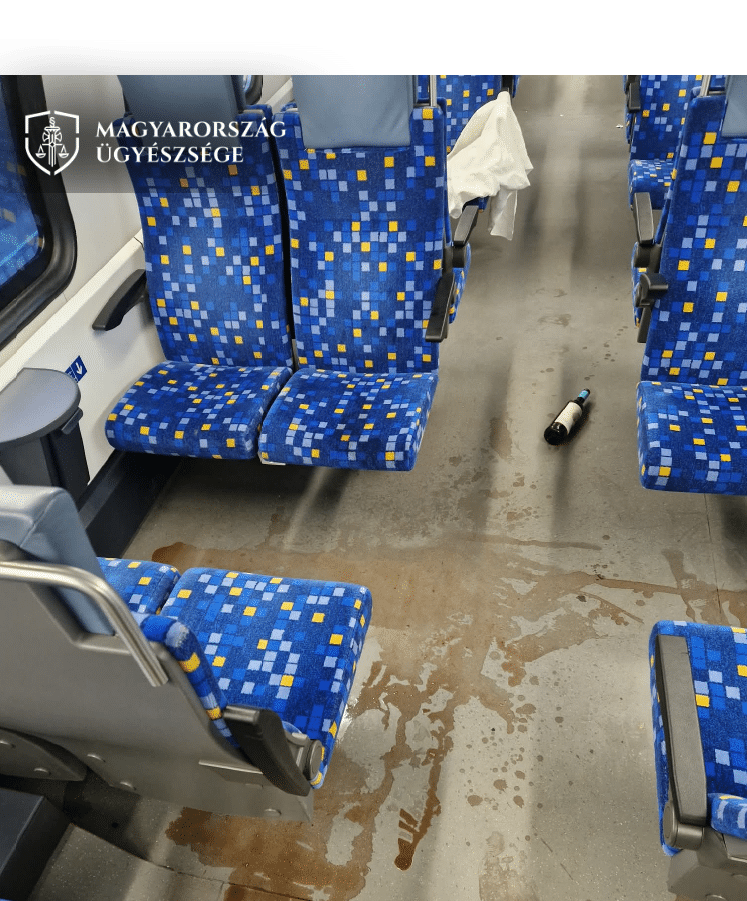 Rátámadt a kalauznőre egy ittas férfi az Esztergom felé tartó vonaton