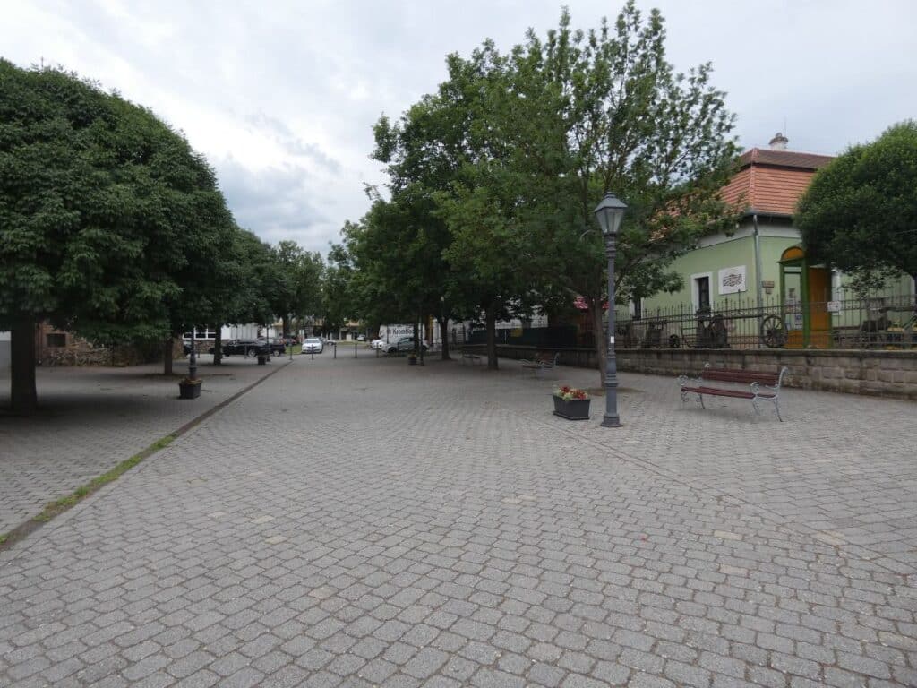 Szécsény sétálóutcája