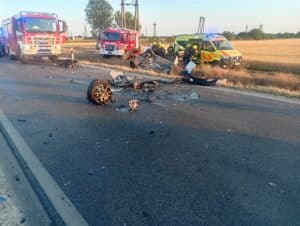Két személygépkocsi ütközött össze a 31-es főúton
