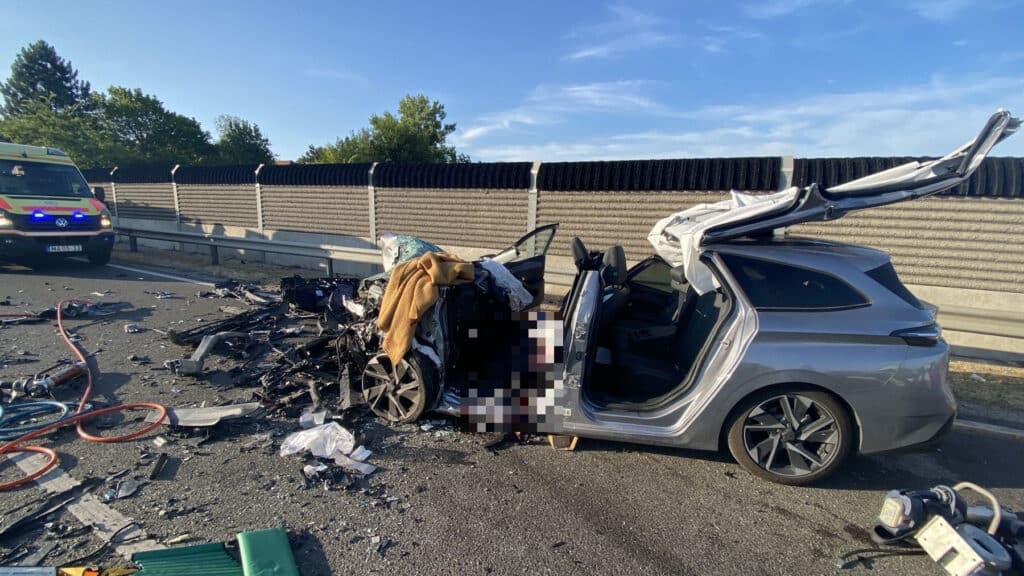Frontális baleset a 62-es főúton