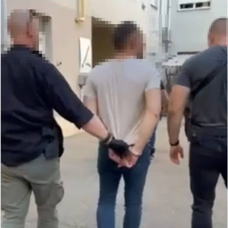 körözött személy letartóztatása