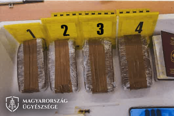 1,2 kg heroint próbált átcsempészni a testén egy észak-macedón férfi