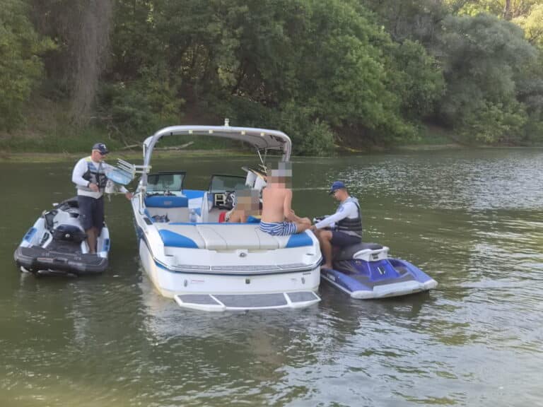 ellenőrzés a Tisza-tónál