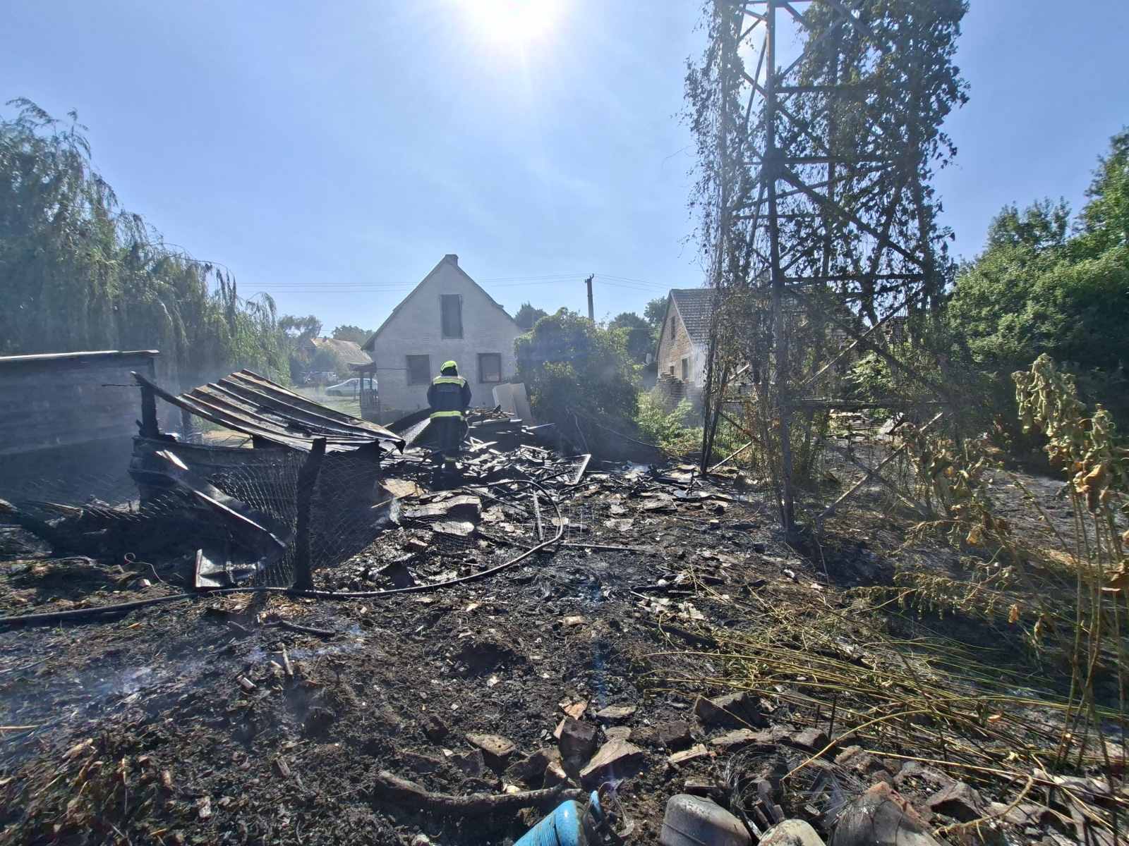 Felhalmozott lom gyulladt ki Kaposváron