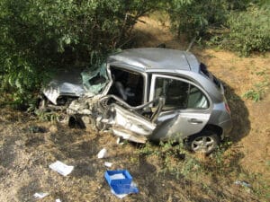 Két jármű ütközött a 46-os főúton Mezőtúrnál