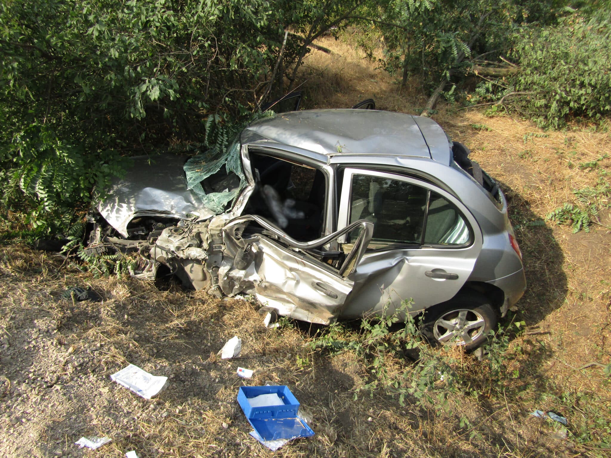 Két jármű ütközött a 46-os főúton Mezőtúrnál