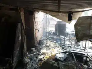 Három gázpalack is felrobbant egy égő melléképületben Bodrogon