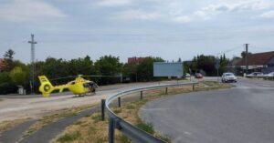 mentőhelikopter Érden