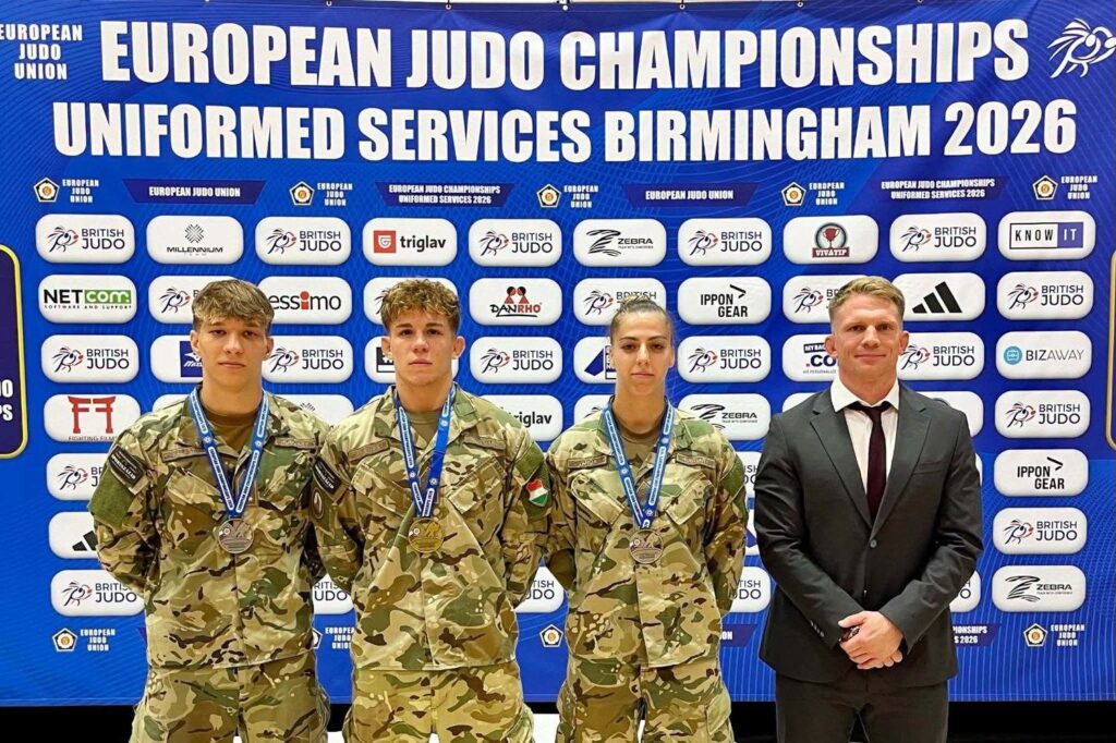 Öt érmet, köztük két aranyat szereztek a magyar egyenruhások a Judo Európa-bajnokságon