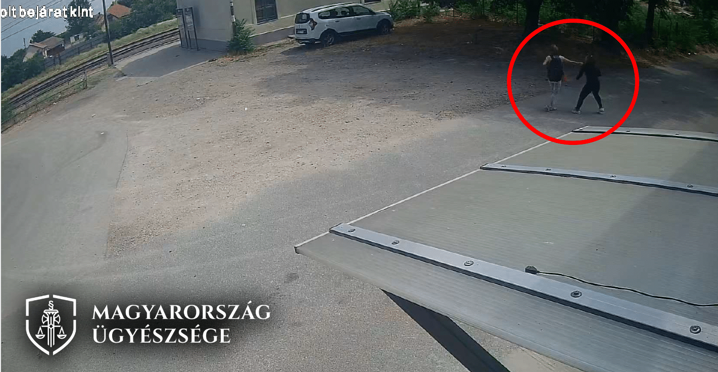 a sértett és a vádlott dulakodása