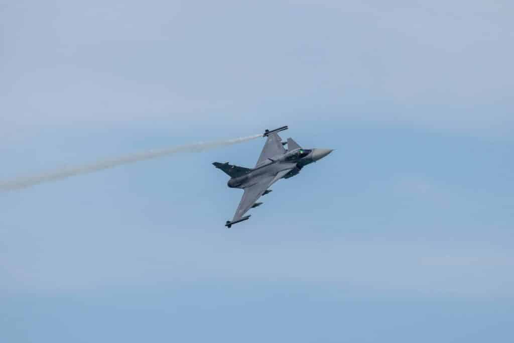 Lezuhant a Magyar Honvédség egyik Gripen vadászgépe