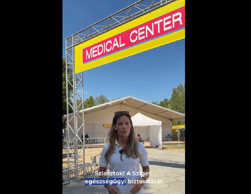 Így működik a Sziget egészségügyi ambulanciája